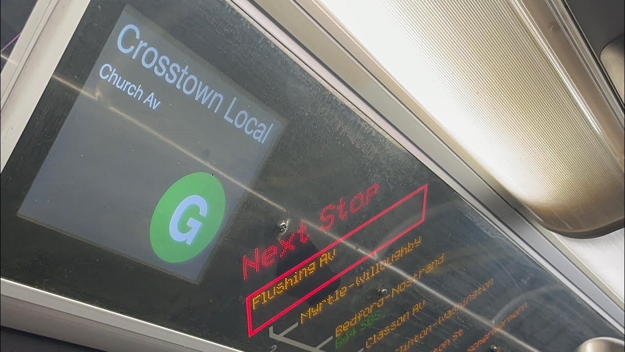 R160 G train Ride in 2026!!! From Broadway to Fulton Street.