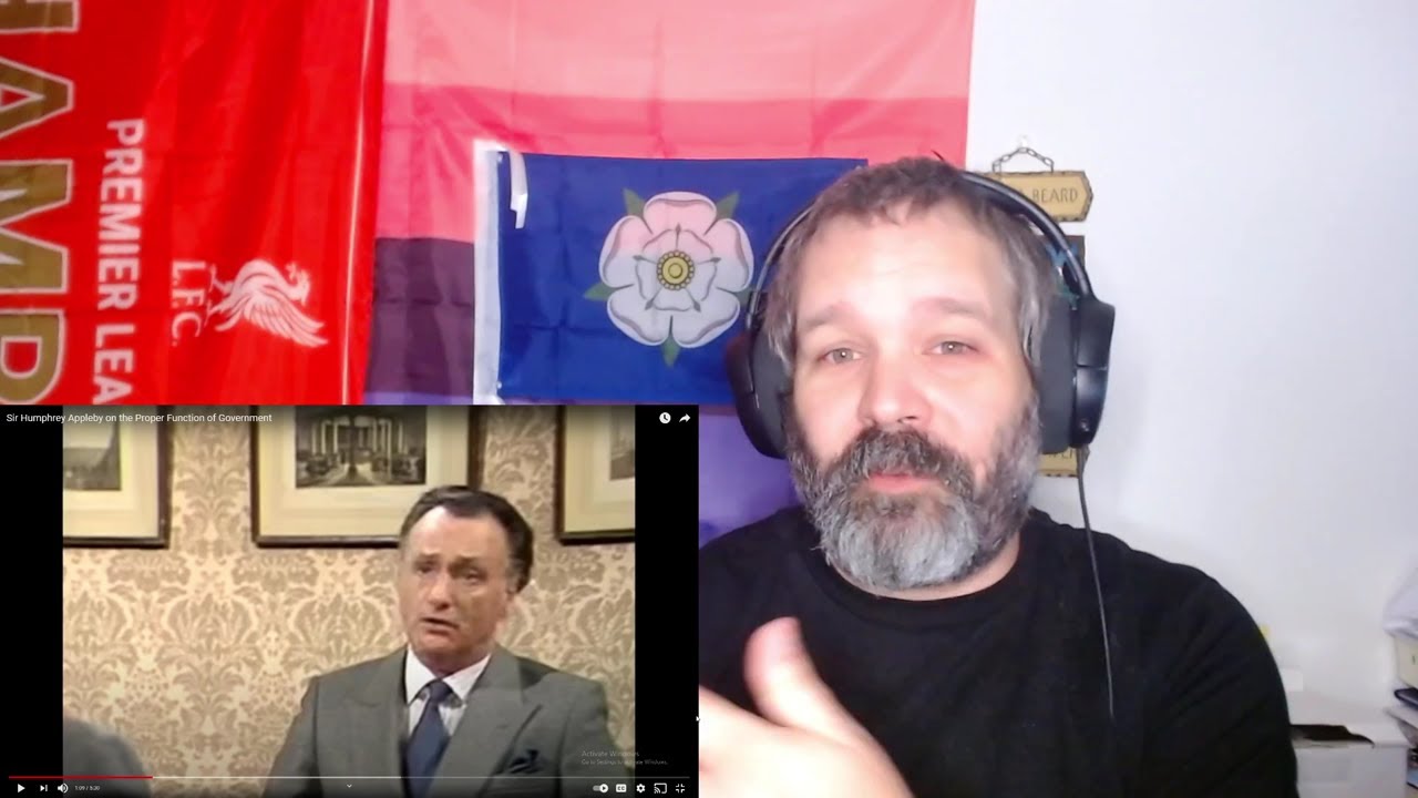 American Reacts to Yes Minister - Sir Humphrey Appleby on the Proper Function of Government