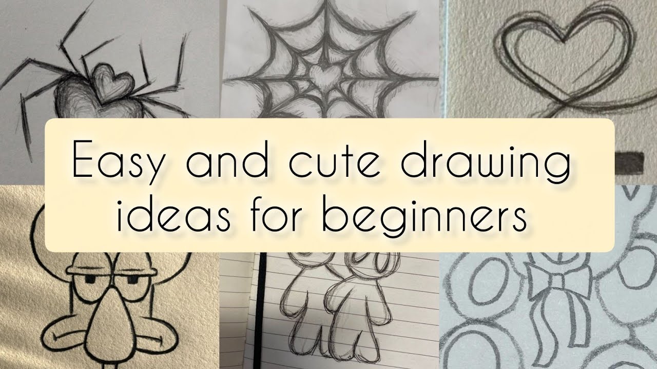 Easy and cute drawing ideas for beginners|pinteresty doodle drawing Ideas for beginners to try 💡🩷