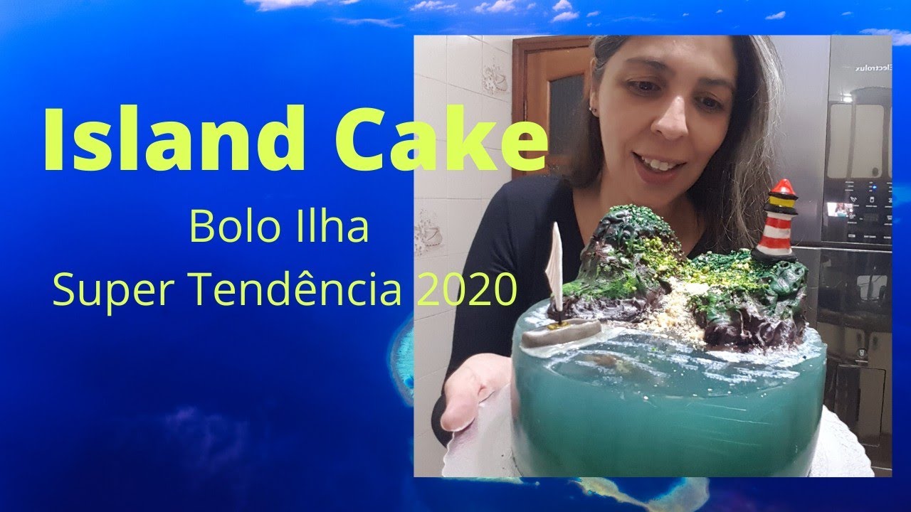 Island Cake (Bolo ilha) super tendência 2020