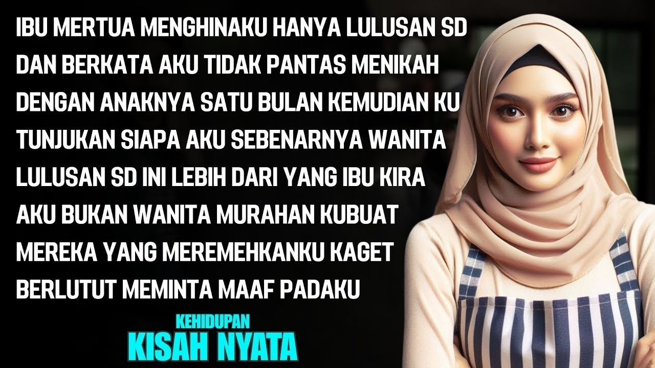 IBU MERTUA MINGHINAKU HANYA LULUSAN SD-KUBUKTIKAN KUBUAT DIA MALU DAN MENYESALI PERKATAANYA ITU