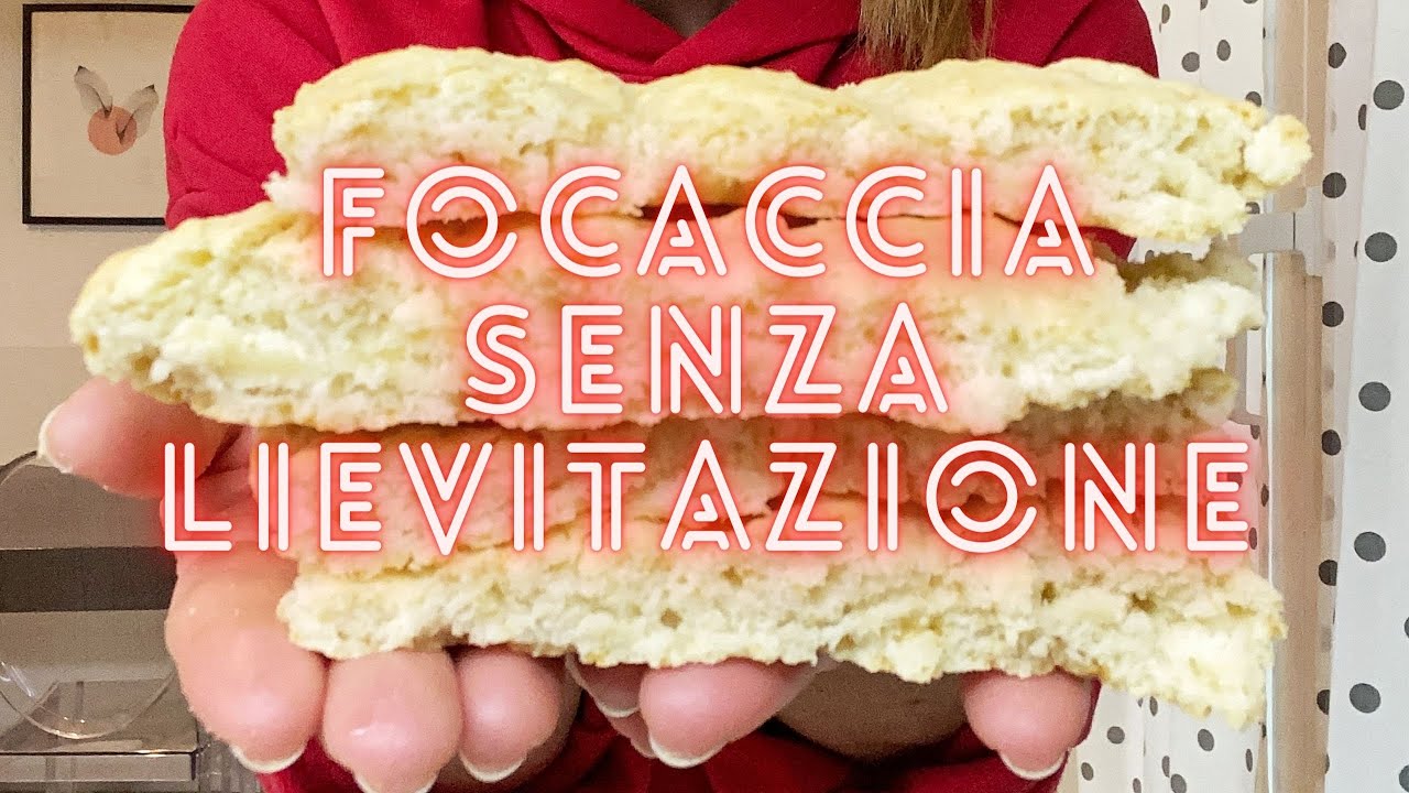 Focaccia senza lievitazione - con lievito istantaneo