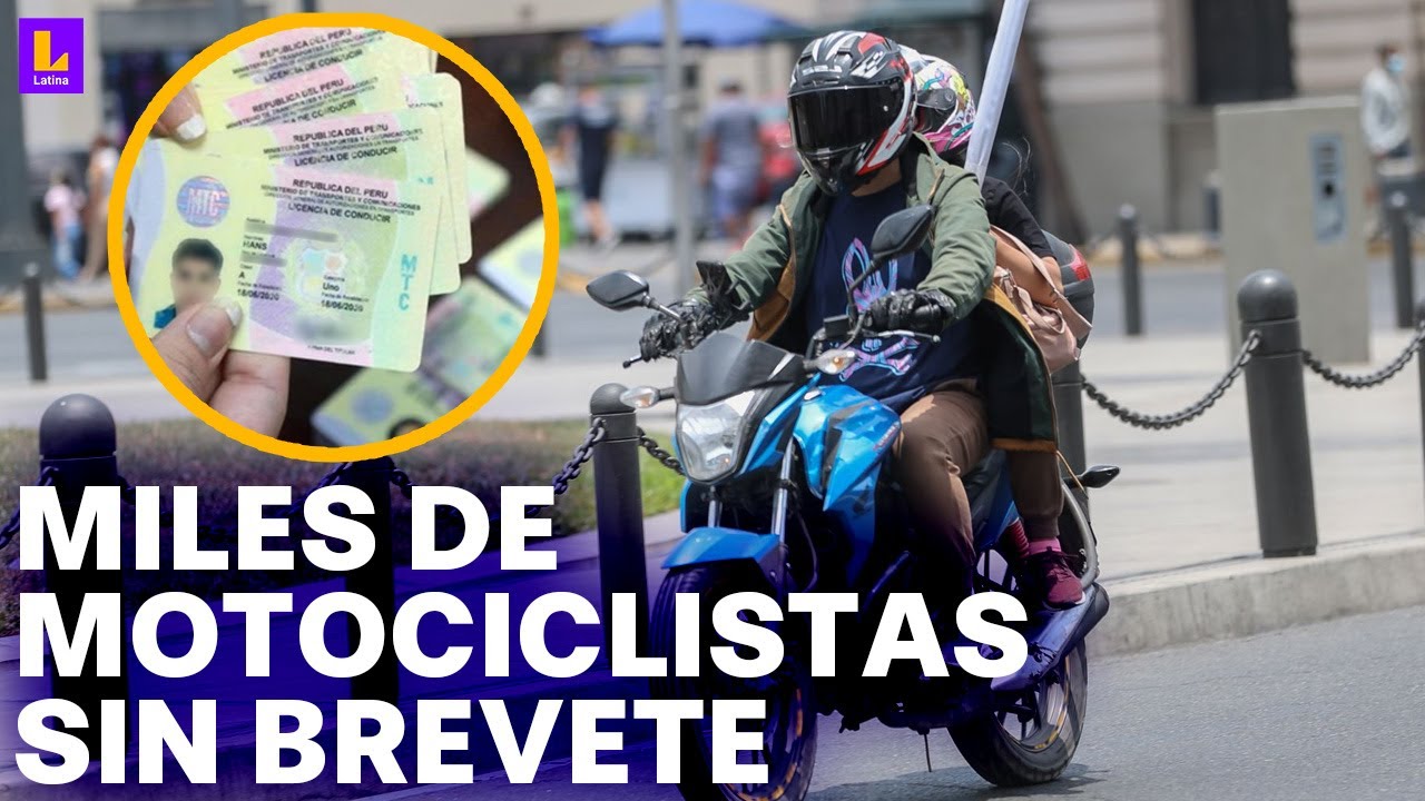 Miles de motociclistas sin brevete en Lima: La preocupante informalidad reflejada en cifras