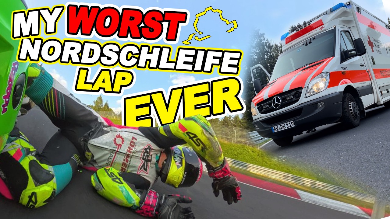 My LAST NÜRBURGRING NORDSCHLEIFE lap ends in a HUGE DISASTER ! Rideezy Crash