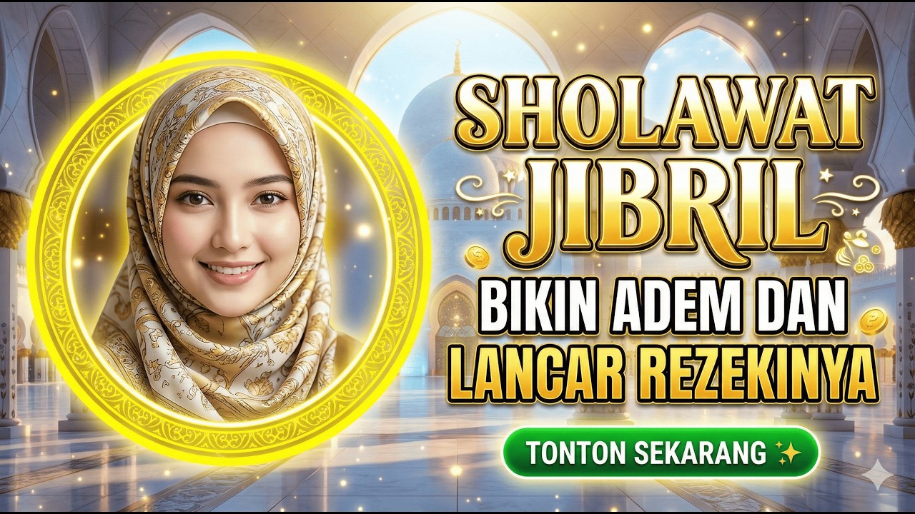 SHOLAWAT JIBRIL BIKIN ADEM DAN LANCAR REZEKINYA
