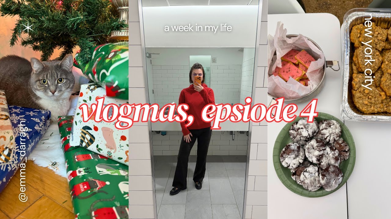 a week in my life: snow days, cookie bake off & making chili (vlogmas episode 4)