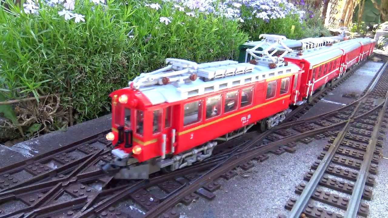 LEGO Train Rhaetian Railway ABe 4/4 36 by LEGO Masters star Varda Elentari Furrer