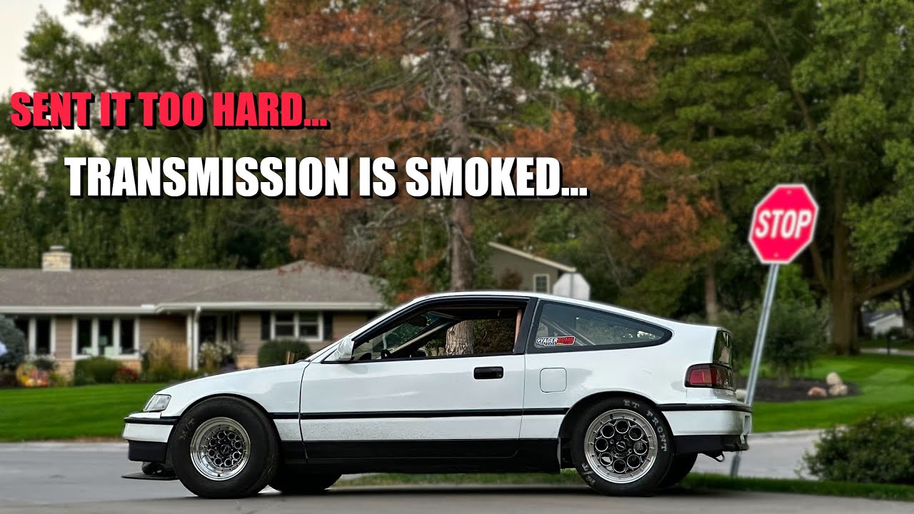 Я ВЗОРВАЛ трансмиссию в своем Turbo K20 CRX...