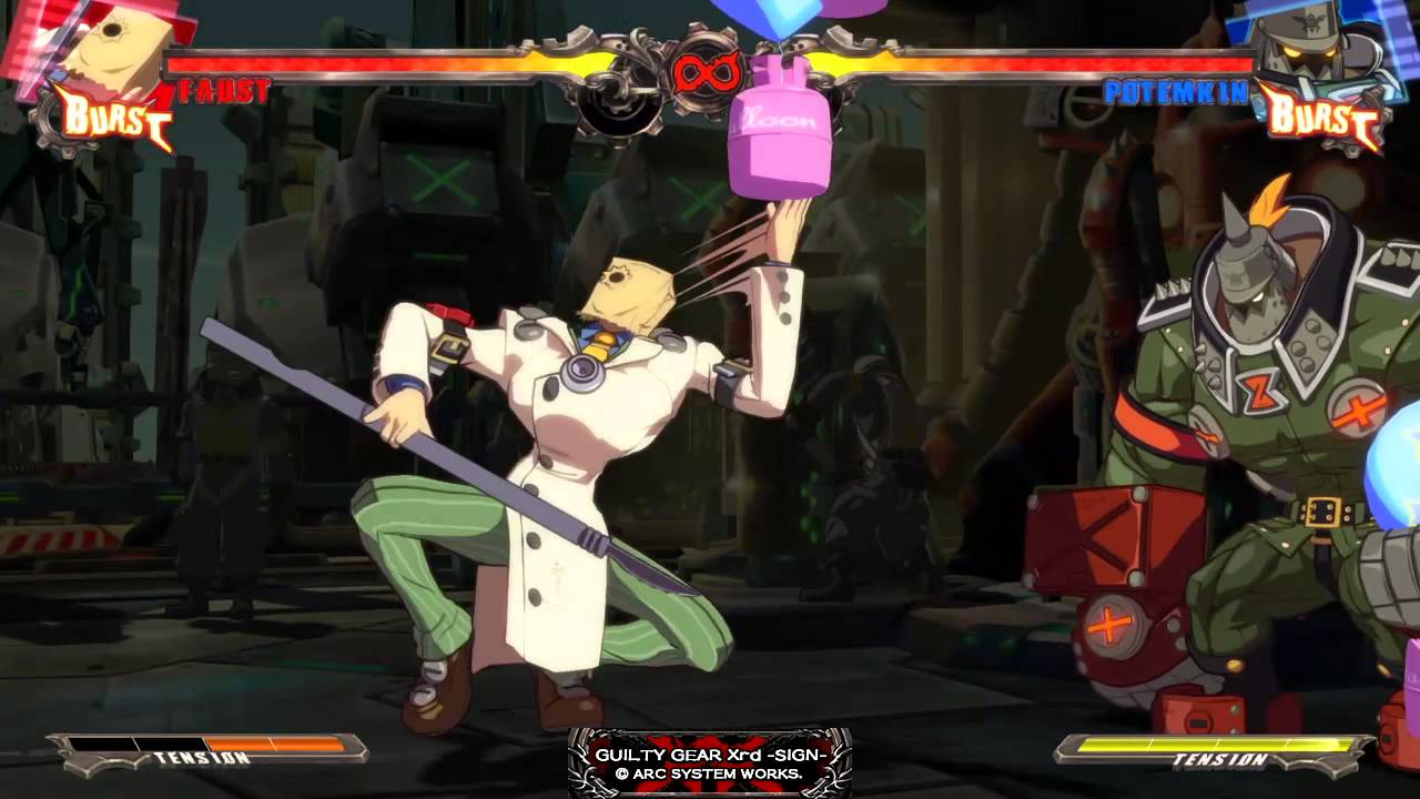 GUILTY GEAR Xrd -SIGN-파우스트의 각종 미친짓 모음