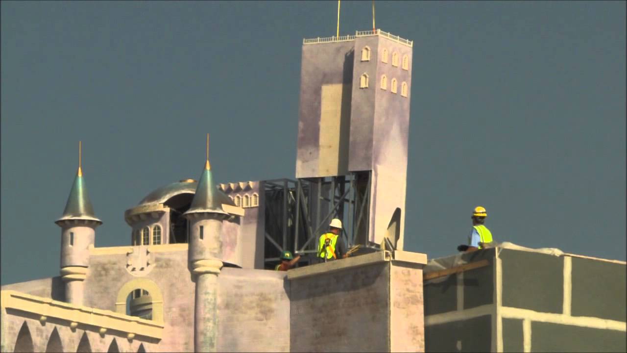 Beast's Castle Construction - New Fantasyland Magic Kingdom Expansion