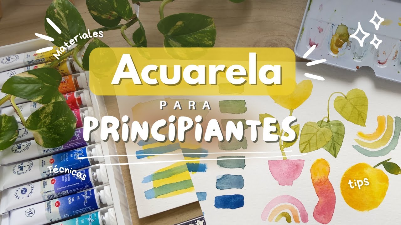 ACUARELAS: MATERIALES Y TODO LO QUE DEBES SABER 🎨 | Guía para principiantes!