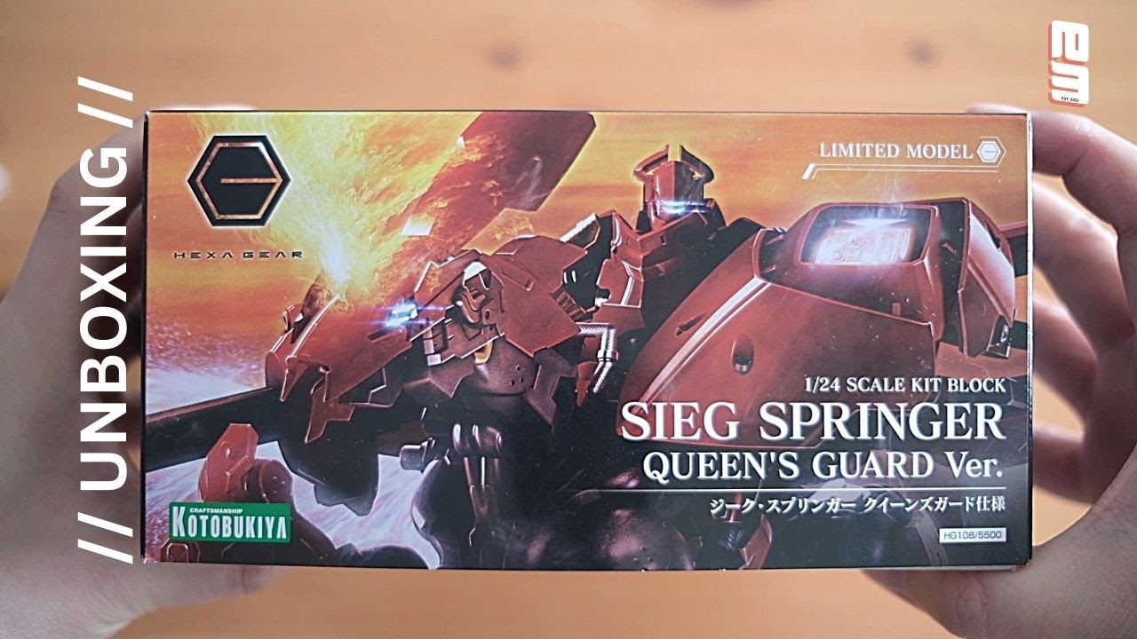 Hexa Gear Sieg Springer (Unboxing) #hexagear