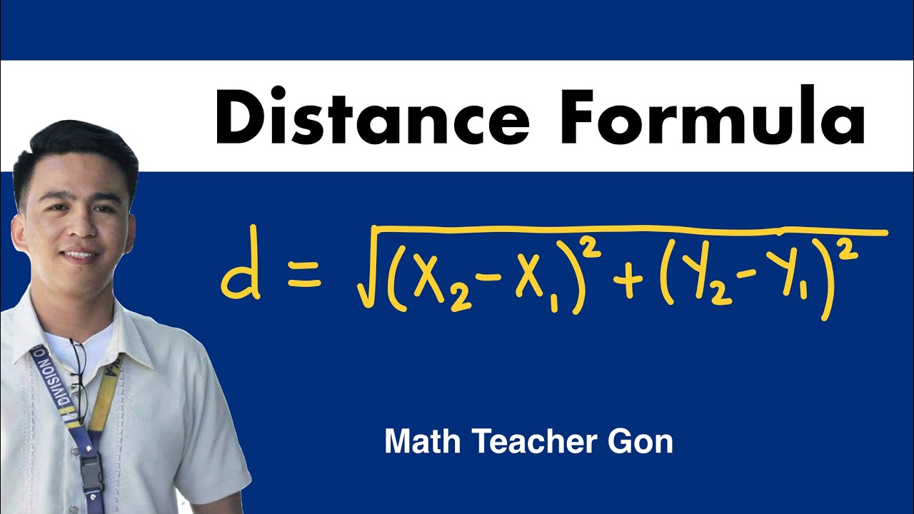 Distance Formula - How to Find the Distance Between Two Points? @Math Teacher Gon