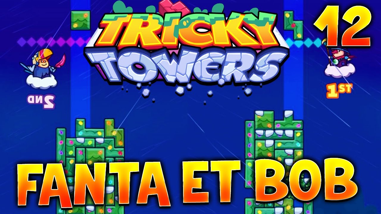 PALAPIN EST IL DE TAILLE ?  - Tricky Towers avec Fanta et Bob