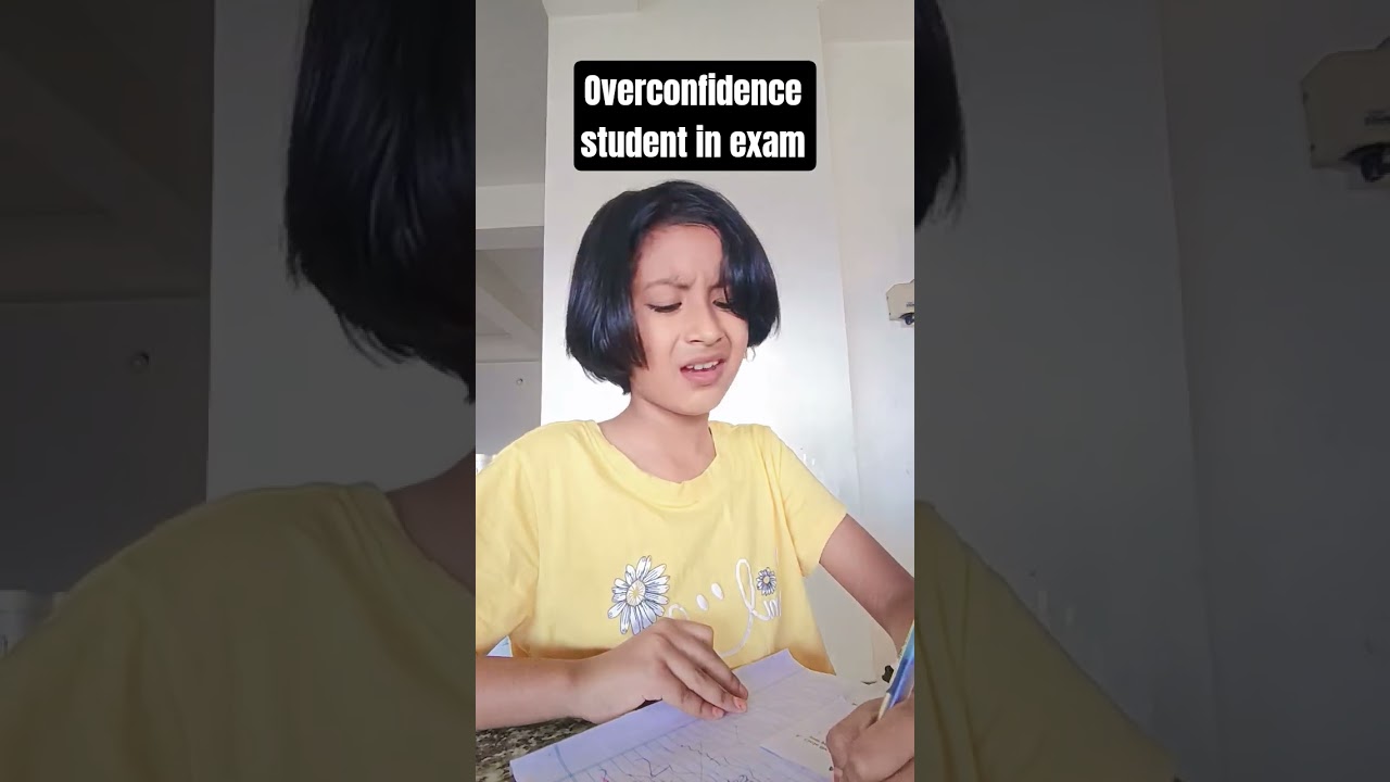 That one overconfidence student in exam. #shorts #youtubeshorts #trendingshorts #comedy #funny