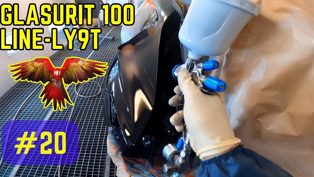 BLACK CUPRA IN GLASURIT 100 LINE- LY9T PAINTCODE