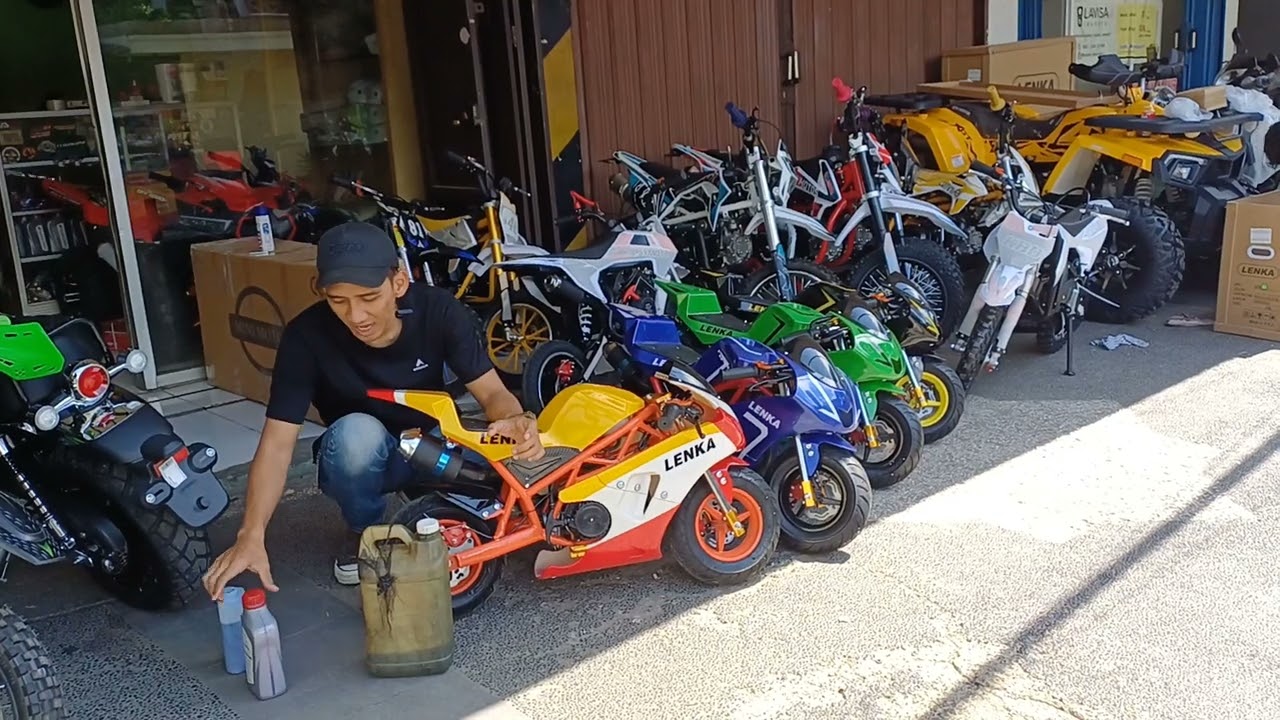 MINI GP LENKA GPR 50CC 2TAK BUAT BALAP POCKET BIKE #sukarajamotorminibandung