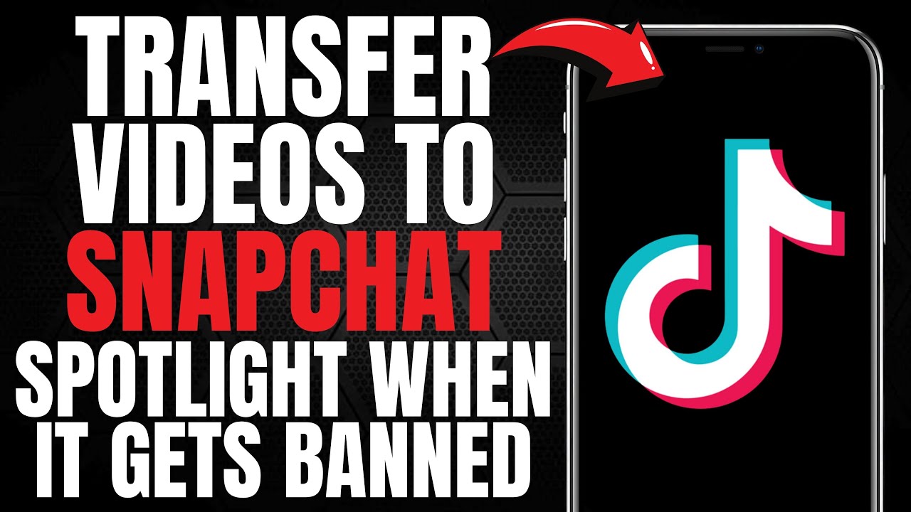 How to EASILY transfer TIKTOK videos to SNAPCHAT Spotlight before TikTok is BANNED (EASY GUIDE) 2025