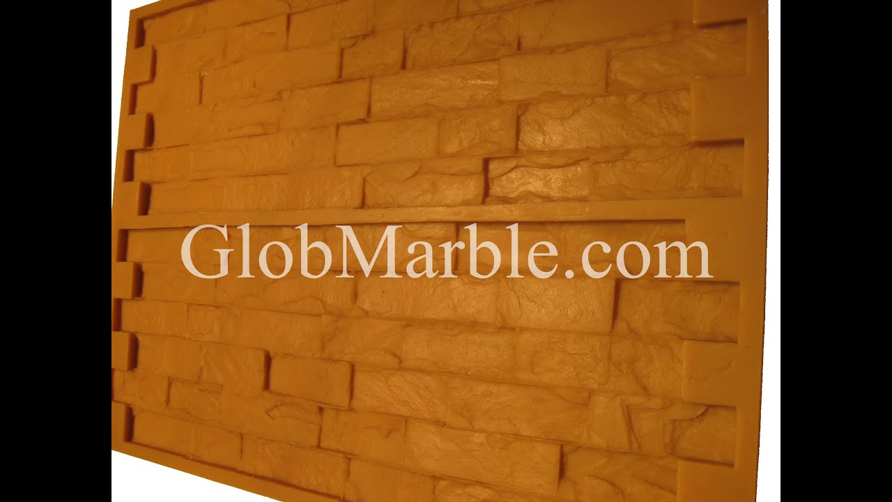 Изготовление высокопрочного бетонного камня. Форма GlobMarble VS 201