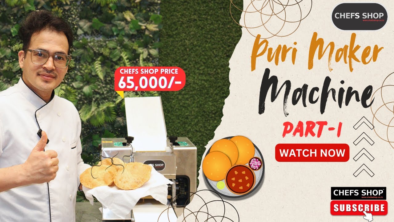 Puri Maker Machine | Easy-to-Use Puri Maker Video Part 1