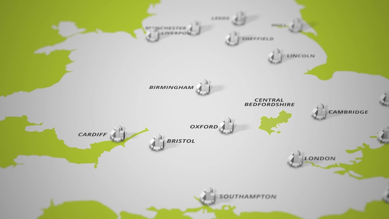 Be Central Bedfordshire: This is Central Bedfordshire - Map Video