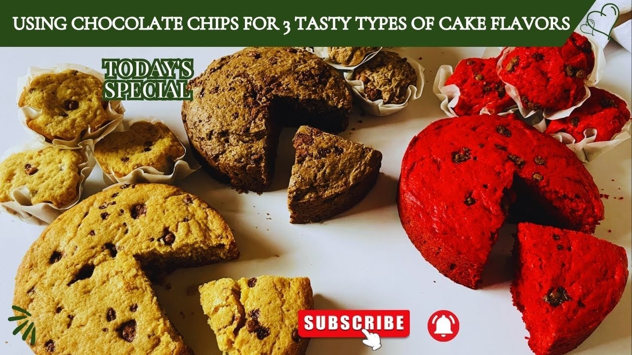 3 Chocolate Chip Cake Recipes #chocolatechipcake #cakemaking #cakerecipe #belovedcaters