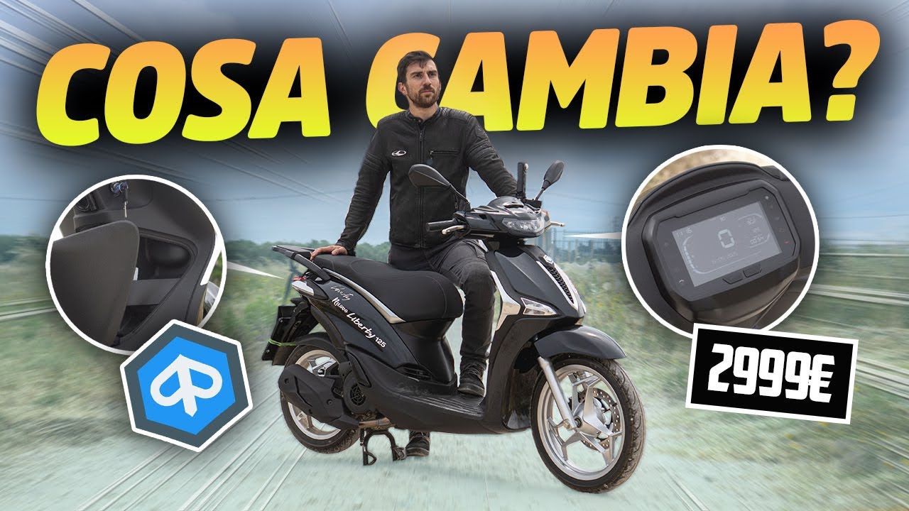 PIAGGIO LIBERTY 125 (2025): NUOVO SI... MA È CAMBIATO DAVVERO? 🤔