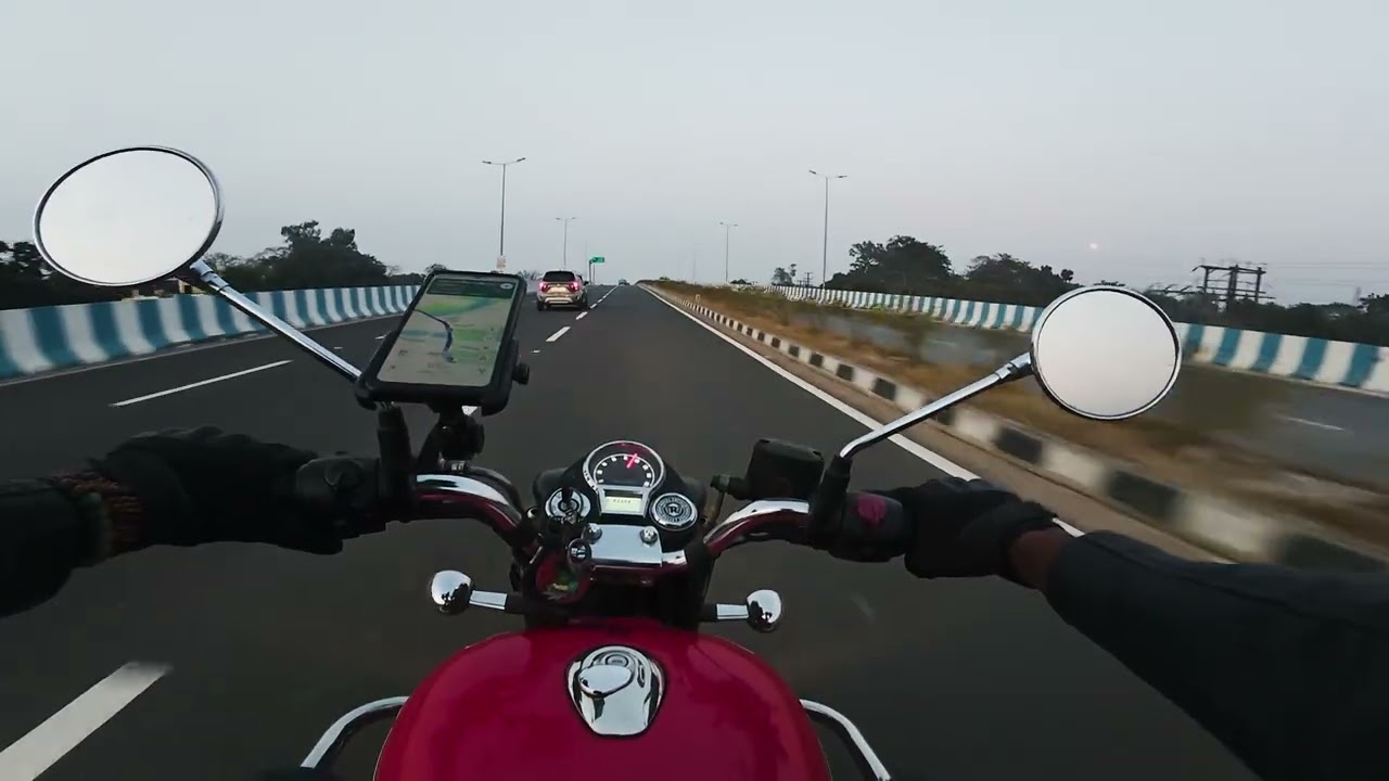 Sunset Cruise on Royal Enfield Bullet 350 | Relaxing POV Ride