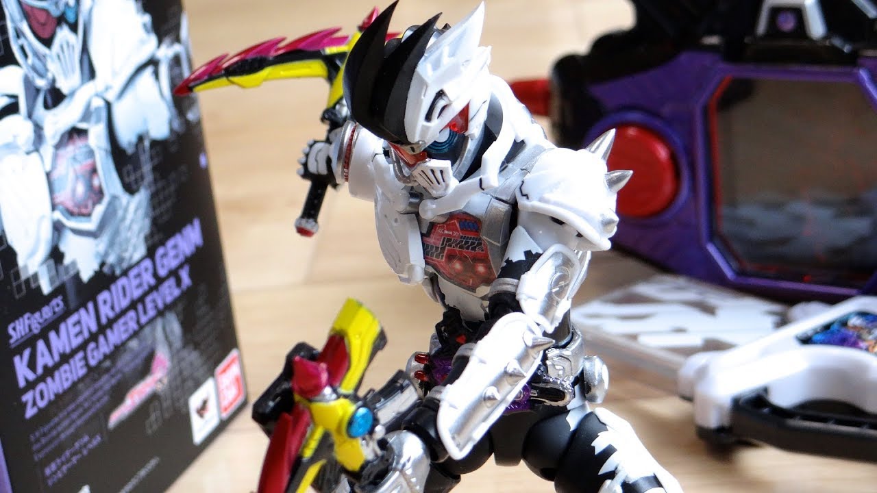 ブゥン！変身！プレバン限定 S.H.Figuarts 仮面ライダーゲンム ゾンビゲーマーレベル X レビュー！エグゼイド SHフィギュアーツ