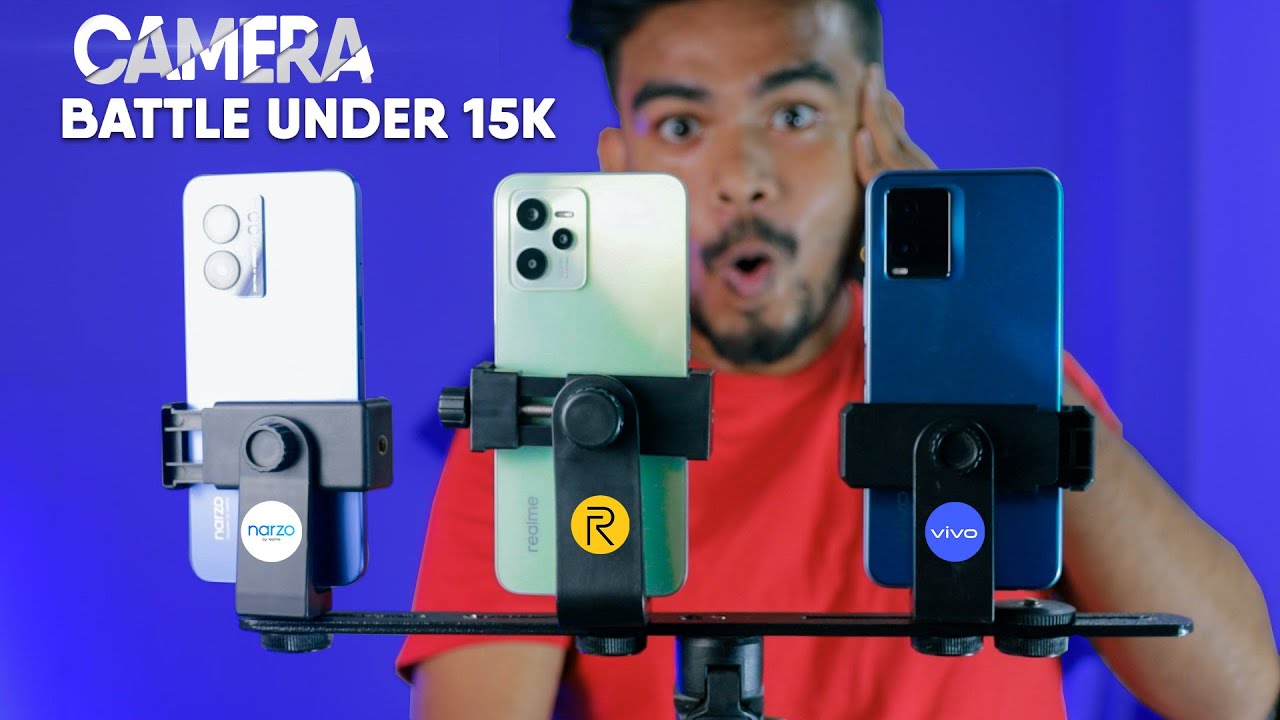 vivo T1X Vs Realme C35 vs Realme Narzo 50 5G CAMERA Test.