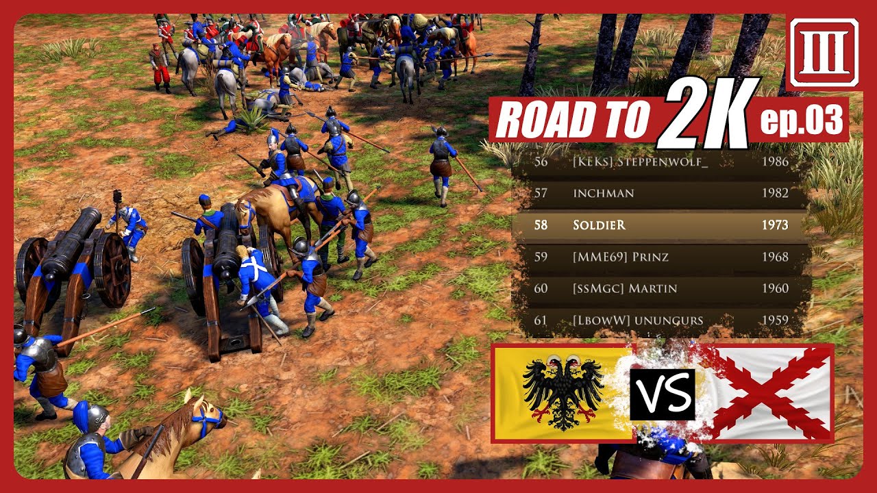 [AOE3] Road to 2K Ep.03 - UNLIMTED CHAOS