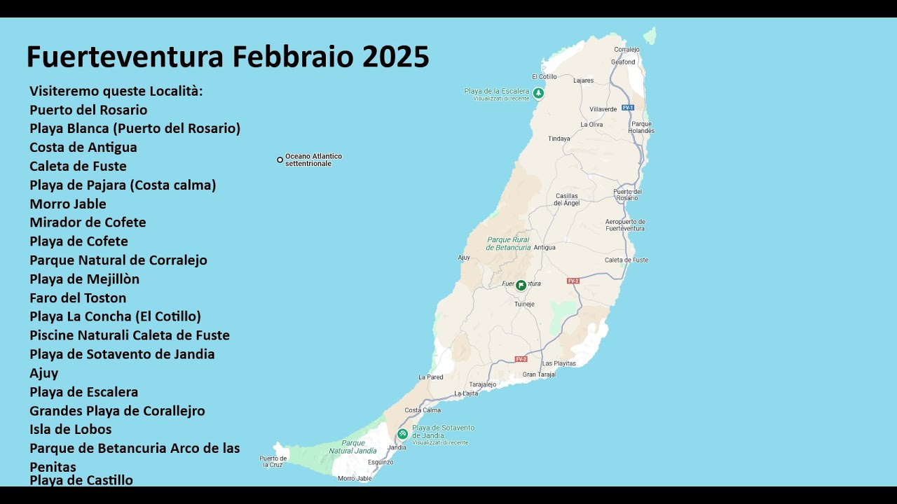 Fuerteventura Febbraio 2025