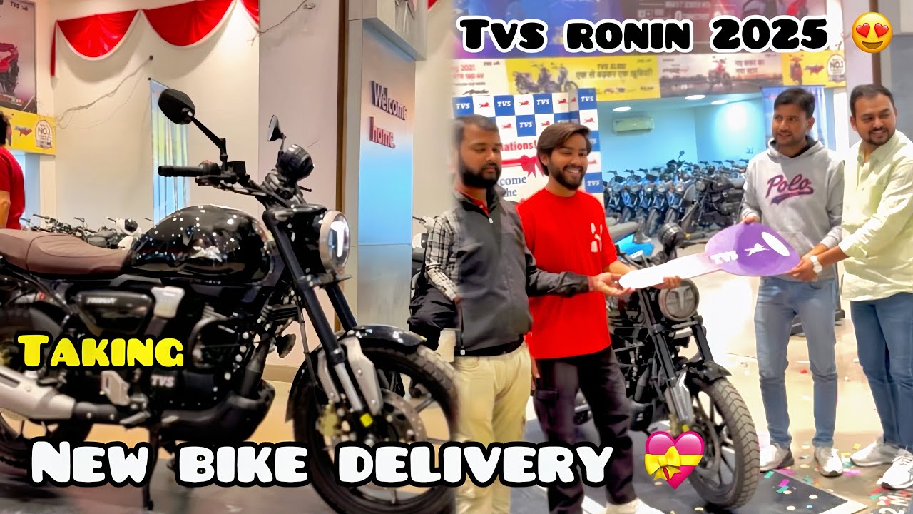 Taking Delivery Of New Bike 😍TVS Ronin225| Tvs Ronin 225| 🔥New Bike 🏍️ Ramrajrider vlog