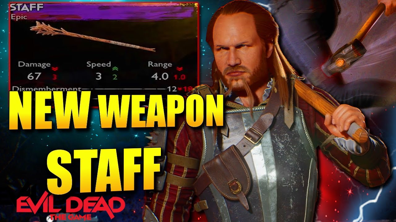 NEW Weapon STAFF! Gandalf Balance Bar Build....| Evil Dead: The Game Henry The Red