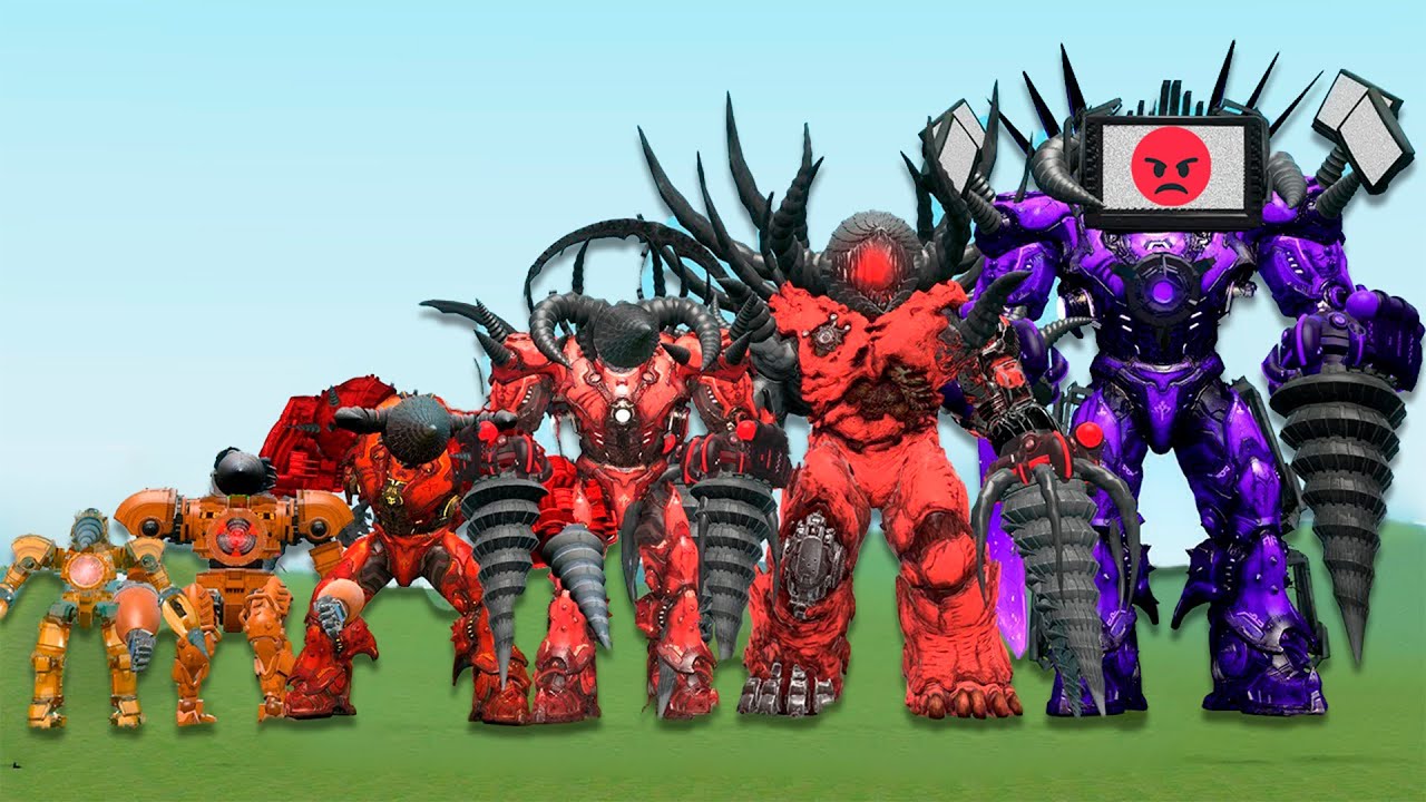 THE CRAZIEST ENERGIZED UPGRADED RED DRILL TITAN VS SKIBIDI TOILET BOSSES EXPERIMENT in Garry's Mod!