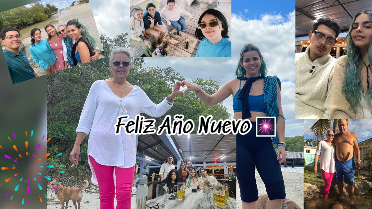 Fin de Año en Familia/ Año Nuevo/ HAPPY NEW YEAR/ vamos con todo/Playa/frío 🎊📸🥂🎆🥶🫶