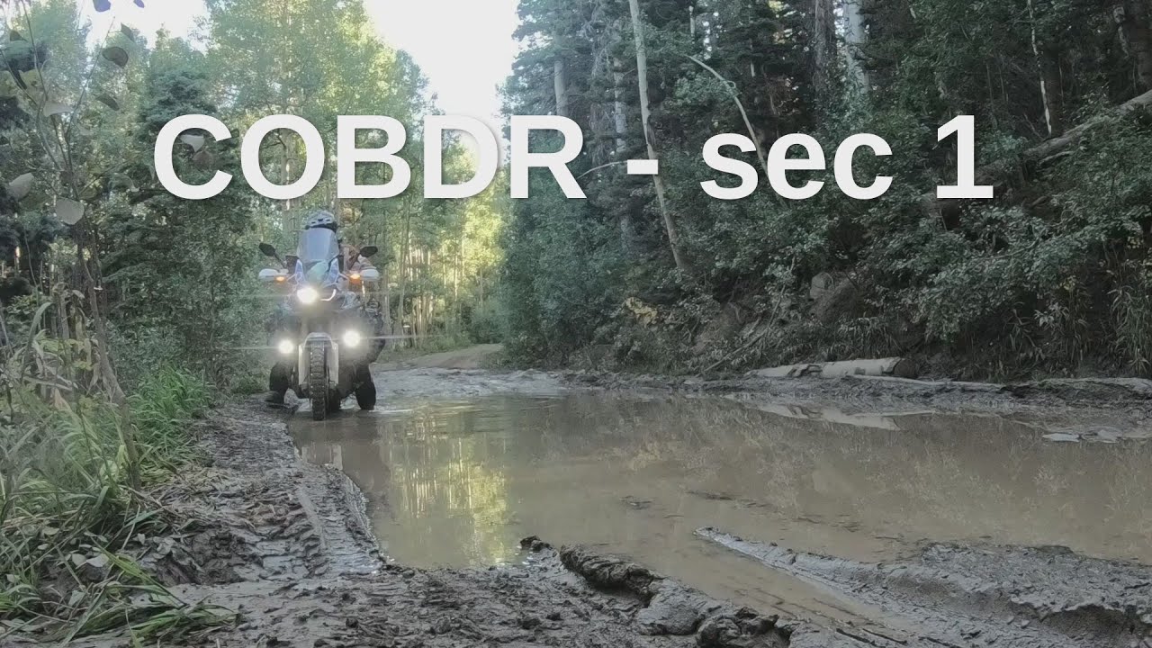 COBDR section 1 (in reverse) on the Honda Africa Twin
