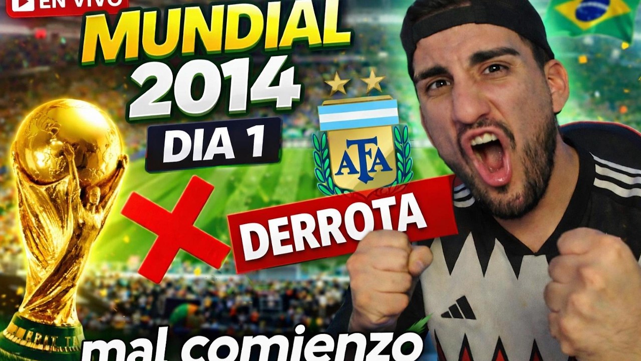 DIA 1- INTENTANDO GANAR EL MUNDIAL 2014 CON ARGENTINA - (FIFA 14)