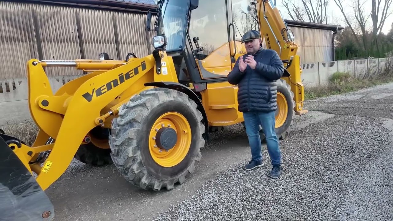 Venieri 10.23e koparko ladowarka której potrzebujesz cz. 2