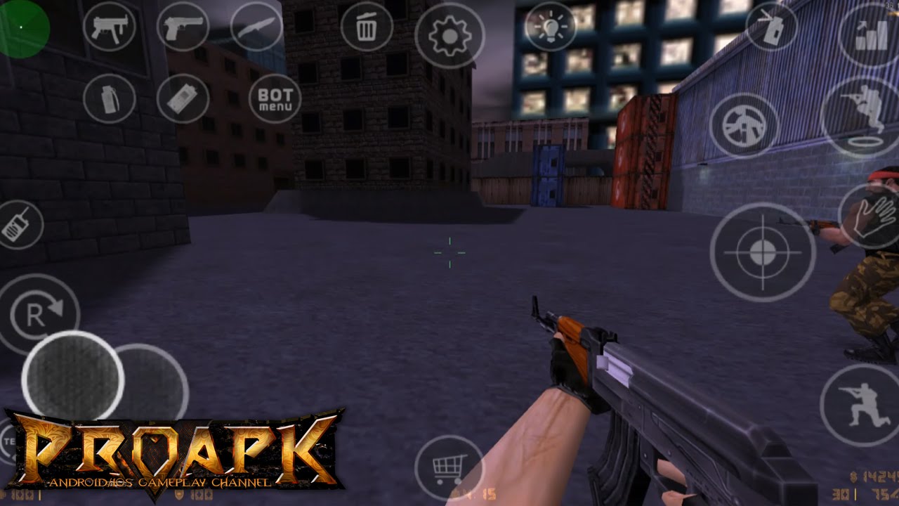 Counter Strike 1.6 Android Gameplay