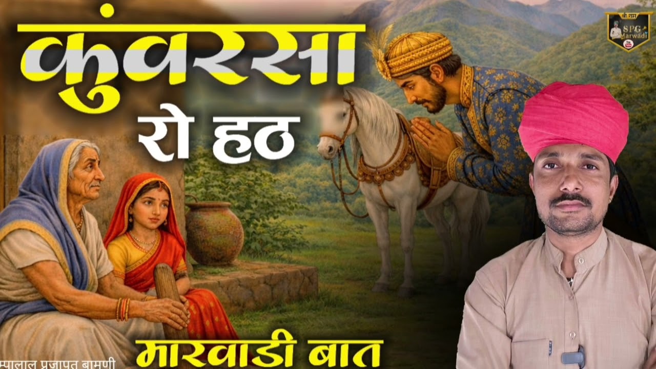 🛑कुंवरसा रो हठ राणी रे पल्ले बांधीं फुटी कोड़ी मारवाड़ी बात || चम्पालाल प्रजापत बामणी 