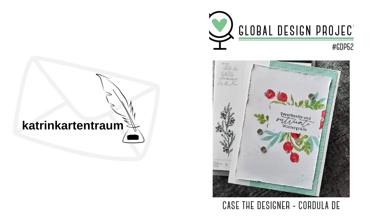 Eine Karte für's Global Design Project, Stampin' Up!®️  #katrinkartentraum