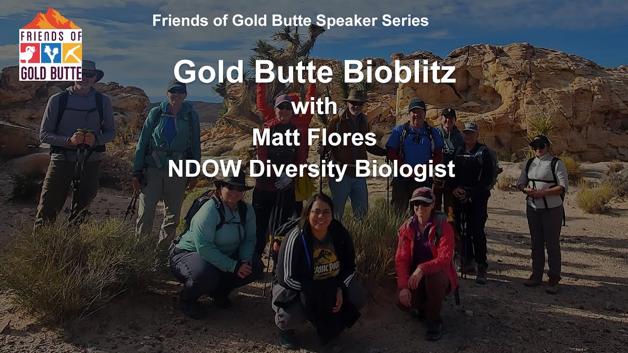 Speaker Series - Gold Butte National Monument Bioblitz