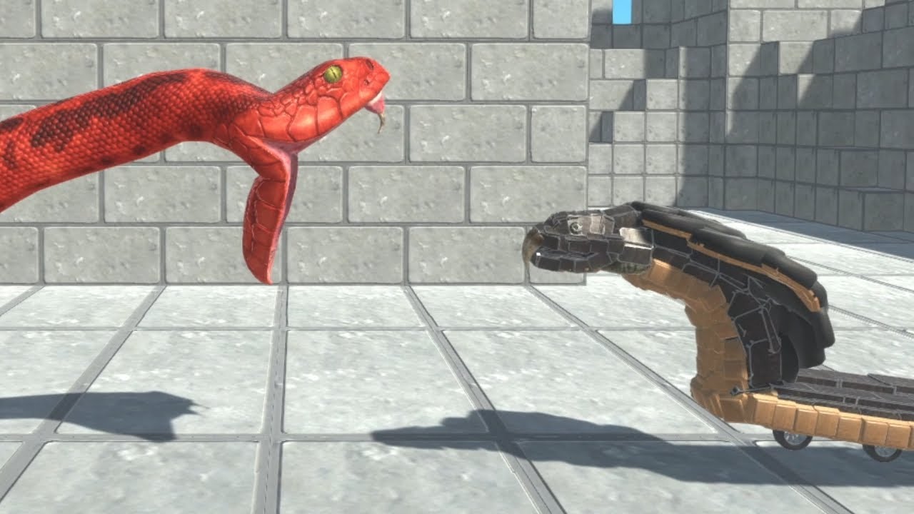 King Cobra vs ALL UNITS in Castle Animal Revolt Battle Simulator