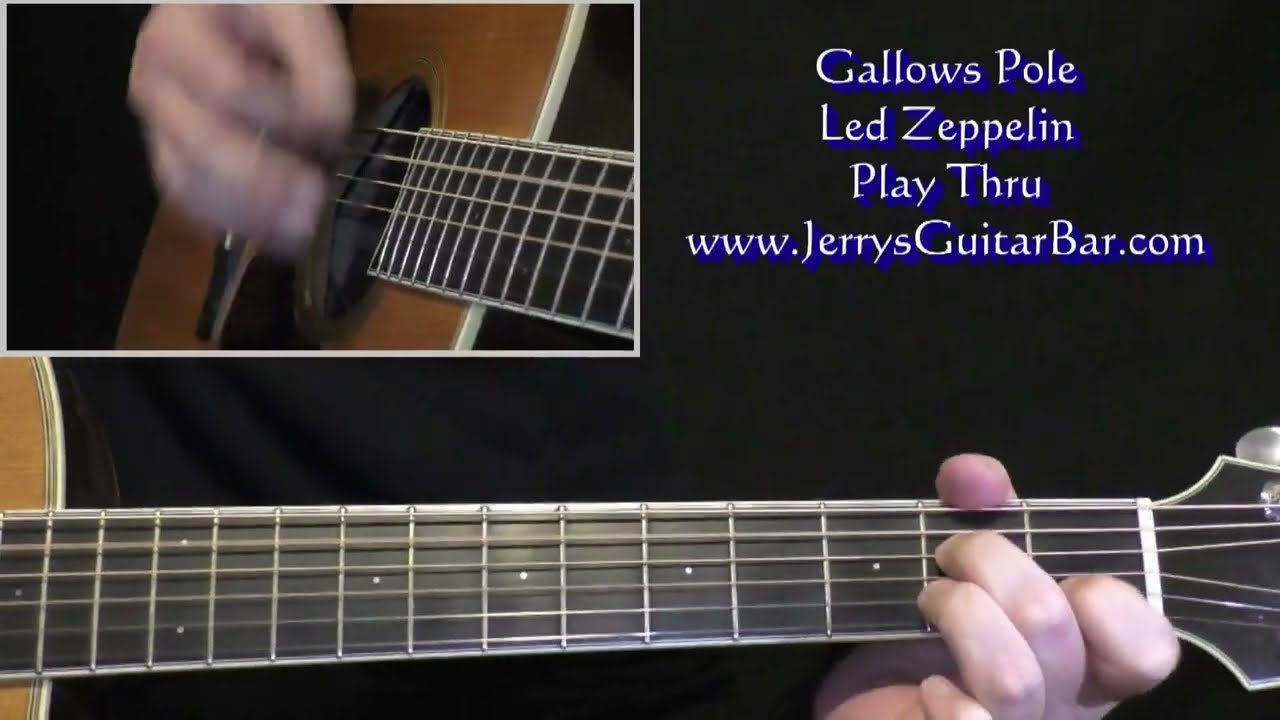Led Zeppelin Gallows Pole | Guitar Play Thru