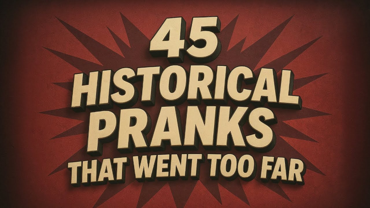 45 Historical Pranks That Went Way Too Far