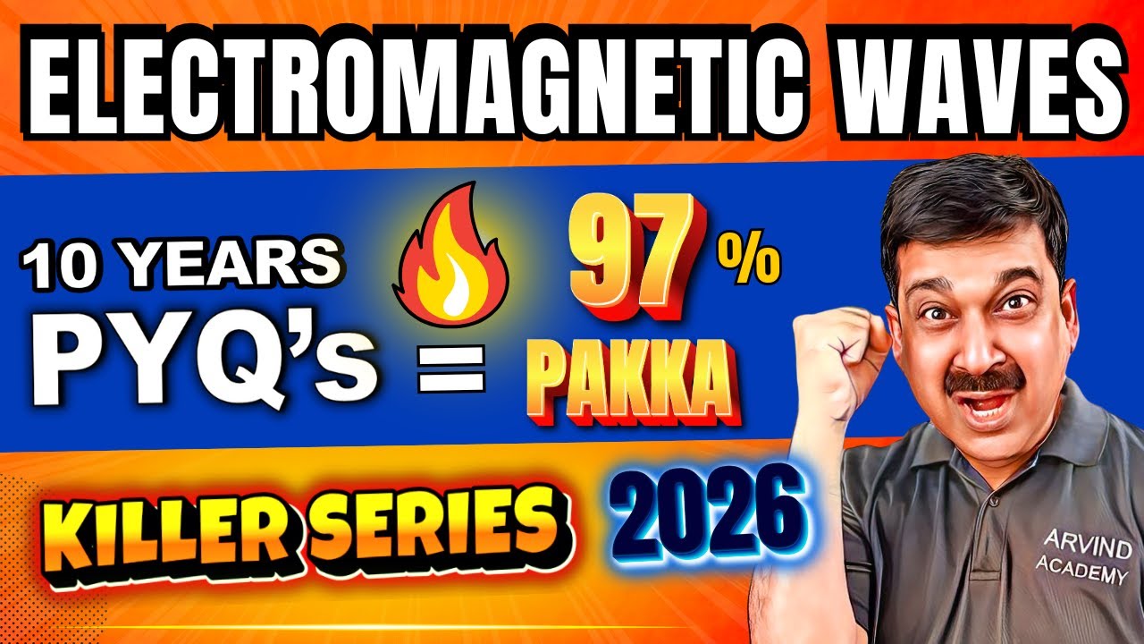 Electromagnetic Waves Class 12 PYQ | Last 10 Years Questions 🔥 | Physics Boards 2026 🚀