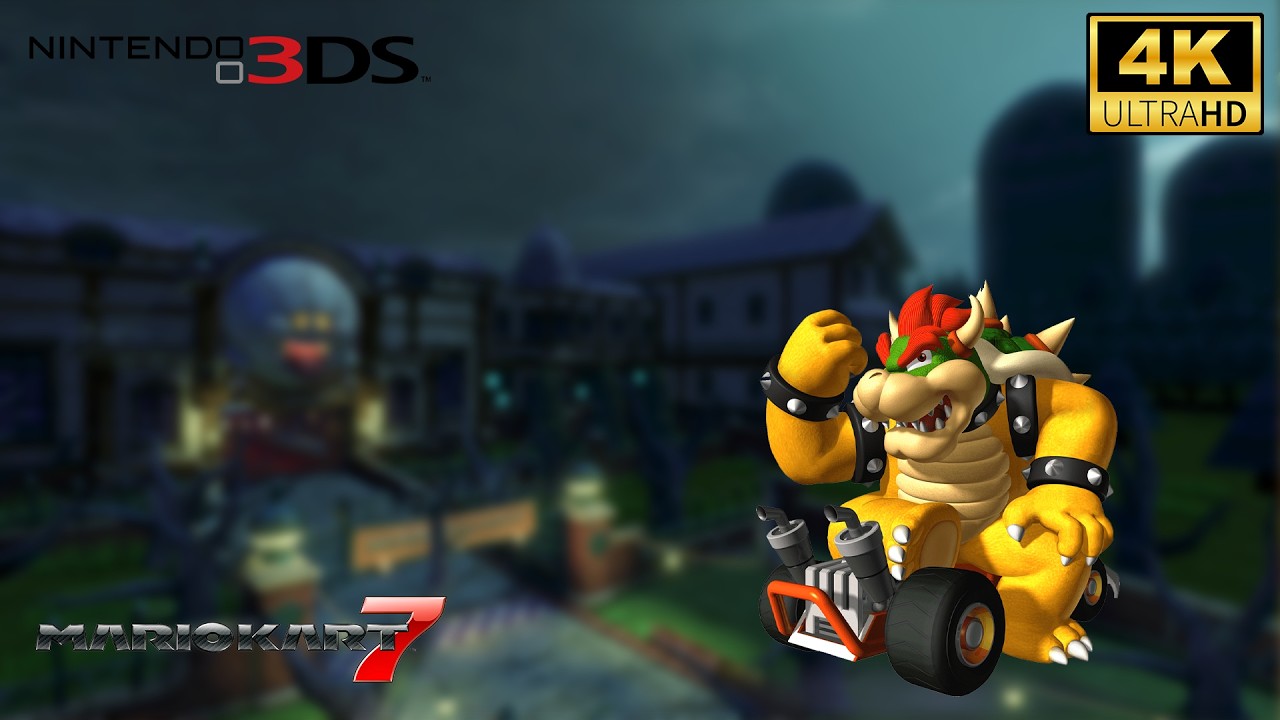 Mario Kart 7 Mansion (4K 60FPS)