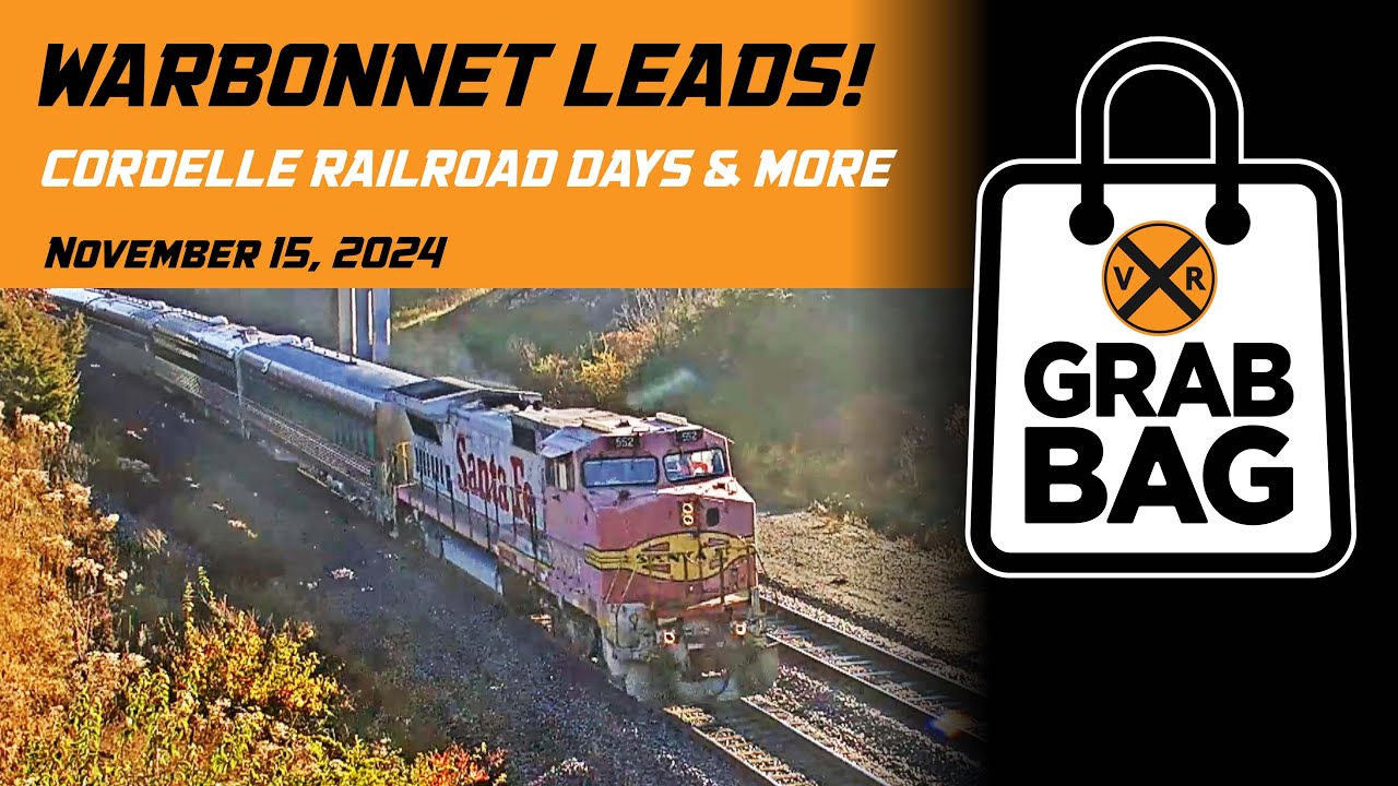 Grab Bag: BNSF Warbonnet Leader, Railroad Days, and More | Weekly Top Trains (November 2024)