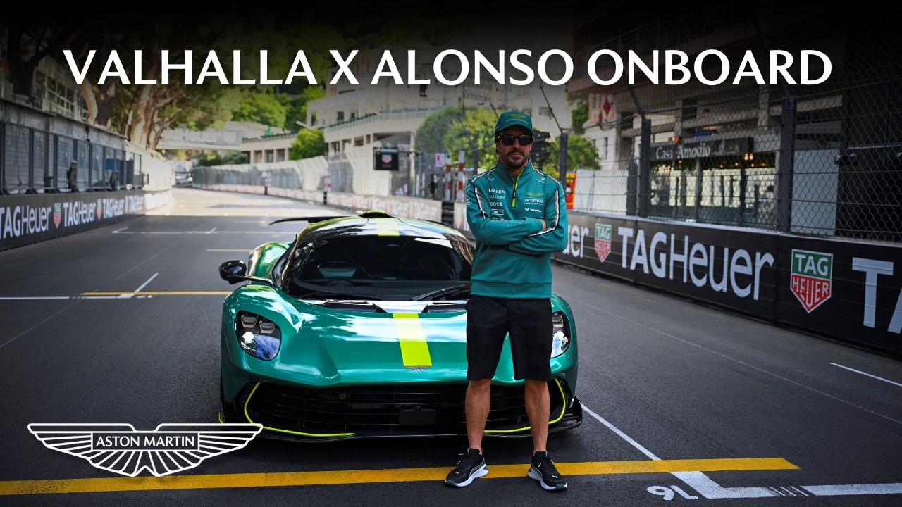 Onboard with Aston Martin Valhalla and Fernando Alonso at the Monaco GP